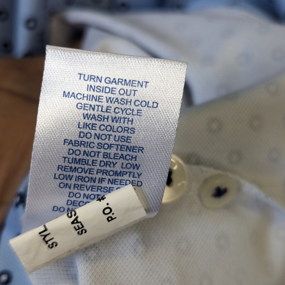 Stitch Golf Men’s Polo Double Dot Sz M/L - Picture 14 of 15